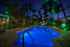 Paradera Park Poolview West at night